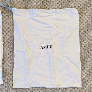 AMIRI White Storage Bag